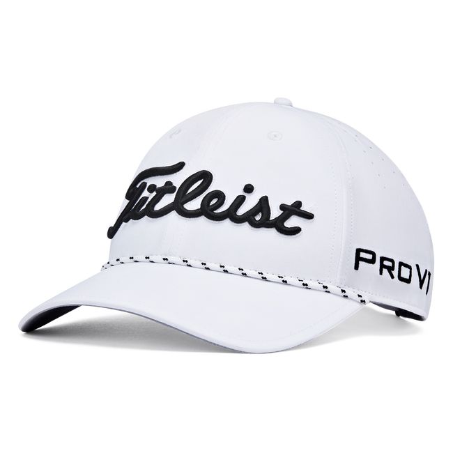 [TH26ATB-10] Titleist Golf Cap | Tour Breezer (White/Black, 2026)