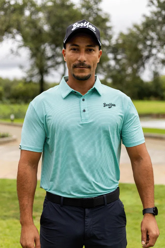 Booyaa Golf Shirts | Vintage Collection | Aqua