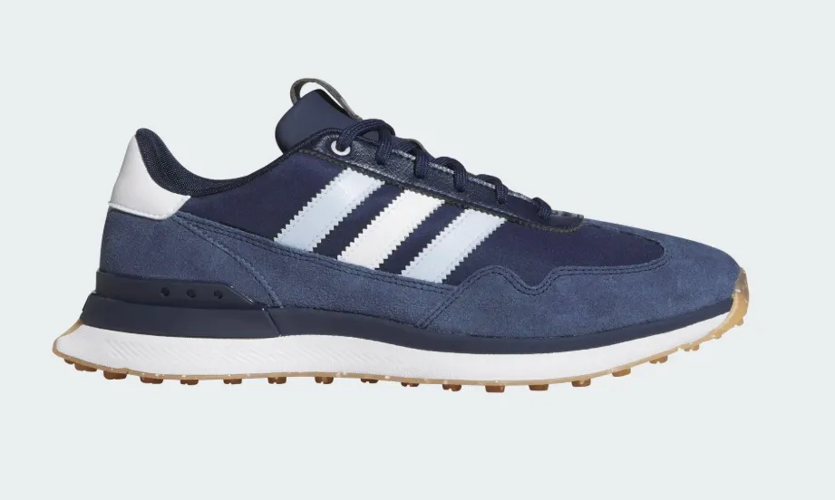 [JR1879UK7.5] Adidas Mens Golf Shoes | S2G 26 TEXTILE | Navy/White (UK7.5)