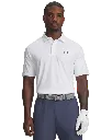 Under Armour Mens Golf Polo | 3.0 Printed Polo | White