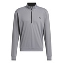 Adidas Mens Golf Jersey | Lightweight 1-4 Zip | Grey