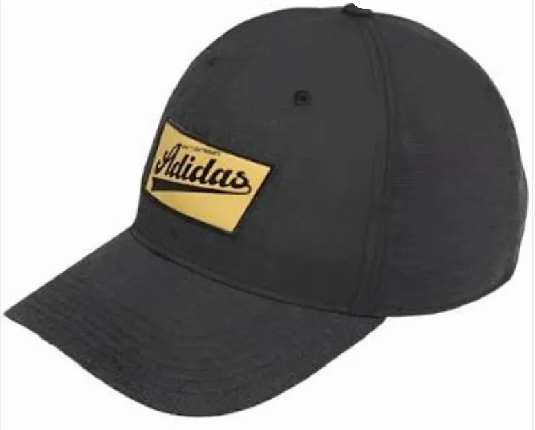 [IM9242] Adidas Mens Golf Cap | Denim Patch | Dark Grey