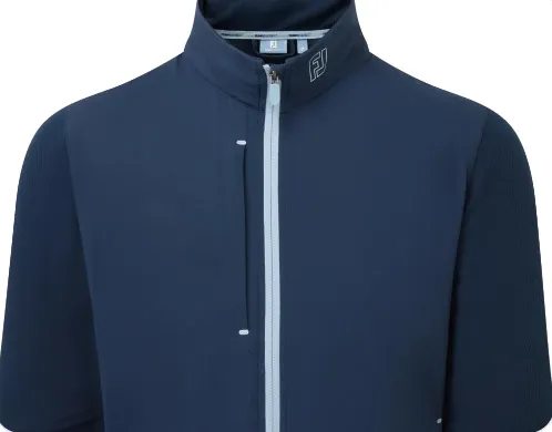 Footjoy Mens Jackets | EU Collar | Full Zip | Navy-Blue