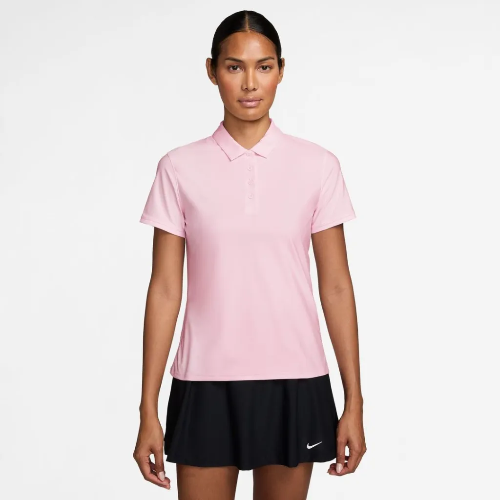 [FQ1574-663-S] Nike Womens Golf Shirt | Victory | Pink Foam (S)