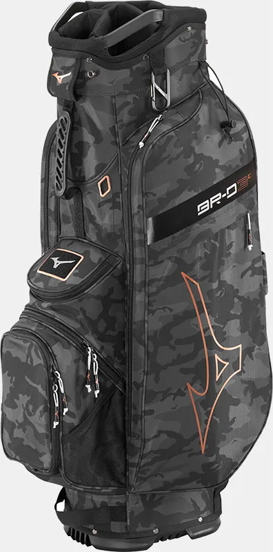 [1000038-42] Mizuno Golf Cart Bag | BR-D3 24 | Black Camo-Copper