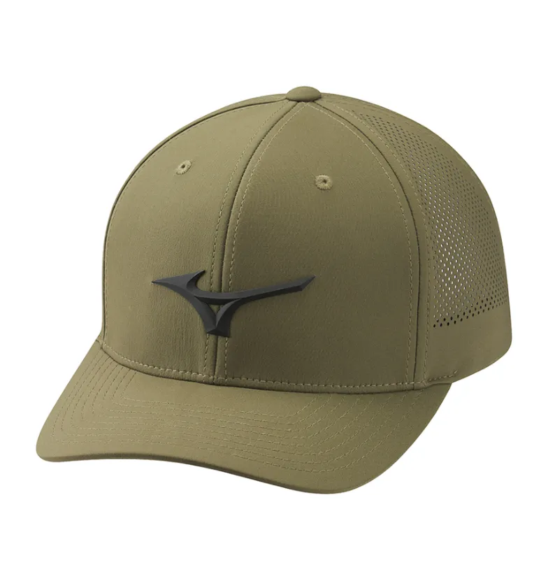[6000029-14-02] Mizuno Mens Golf Cap | Tour Vent | Dark Olive