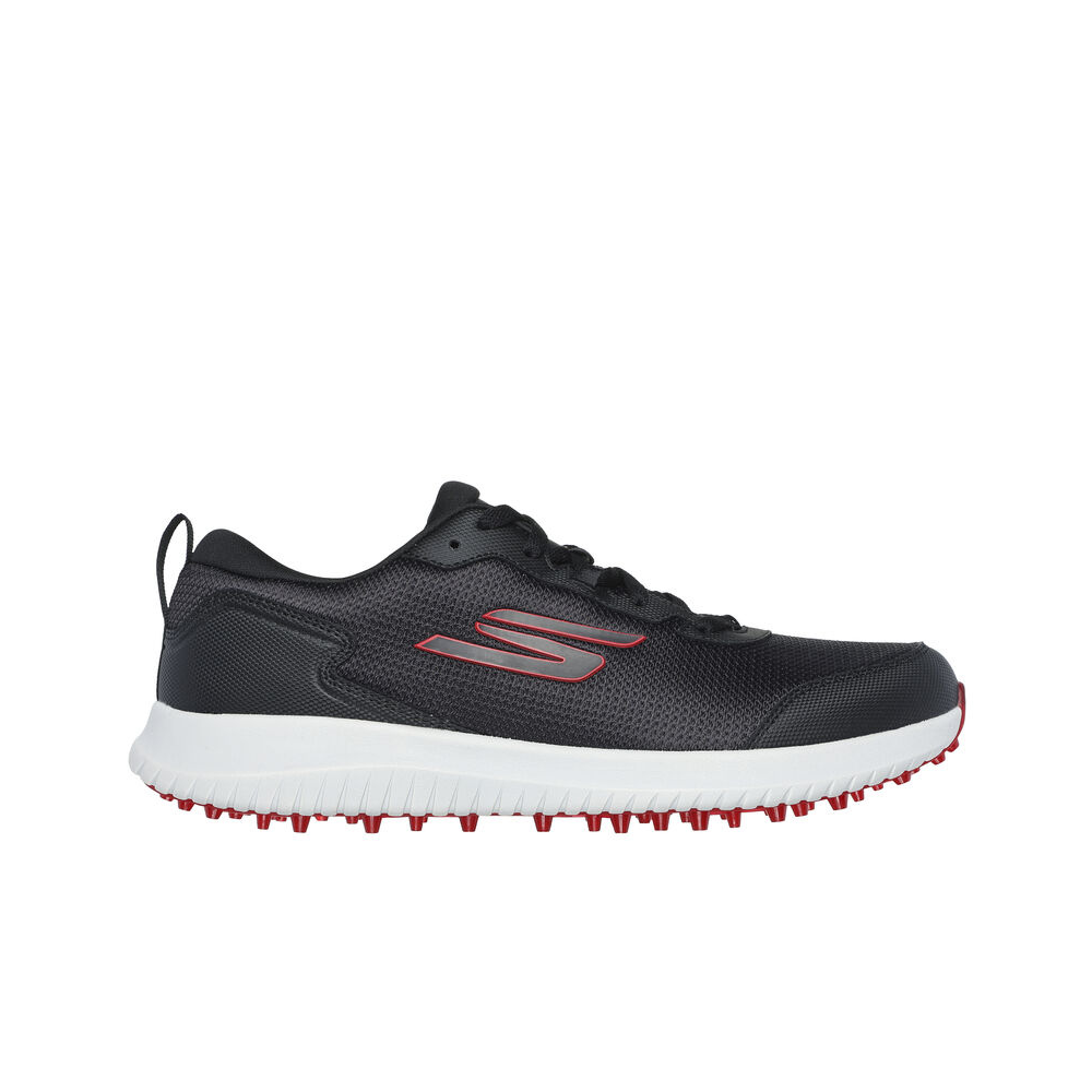 [214081-BKRD7] Skechers Mens Golf Shoes | Go Golf Max - Fairway 4 | Black-Red (UK7)