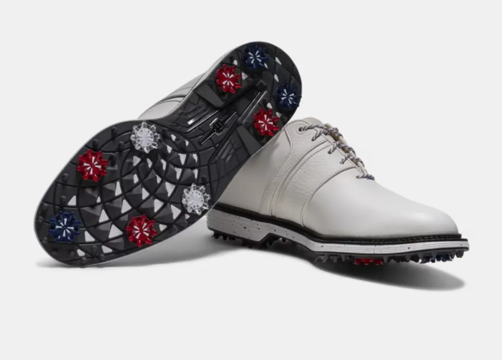 [54587M-9] Footjoy Mens Golf Shoes | Limited Edition | Premiere | Snow White (UK8)