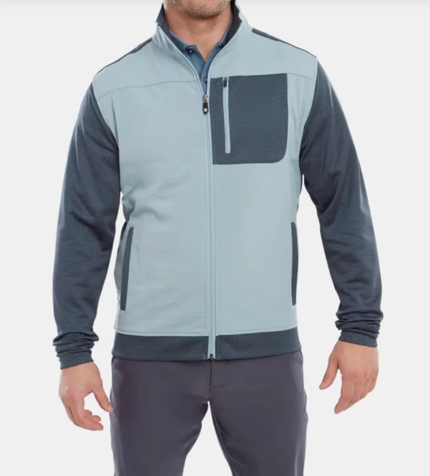 [88808S] Footjoy Mens Golf Jacket | EU Thermoseries Hybrid | Charcoal (S)