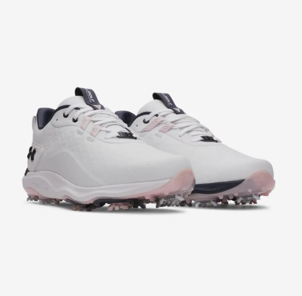 [6006119-100-10.5] Under Armour Mens Golf Shoes | Drive Pro Clone LE | White (UK9.5)