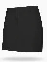 Swagg Womens Skorts | Woven Pull-Up | Black