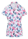 Cutter and Buck Womens Golf Shirts | Tropics | White
