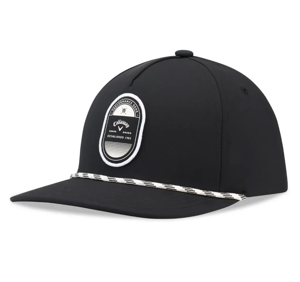 [4001588G-01] Callaway Mens Golf Cap | Birdie Brigade Rope | Black