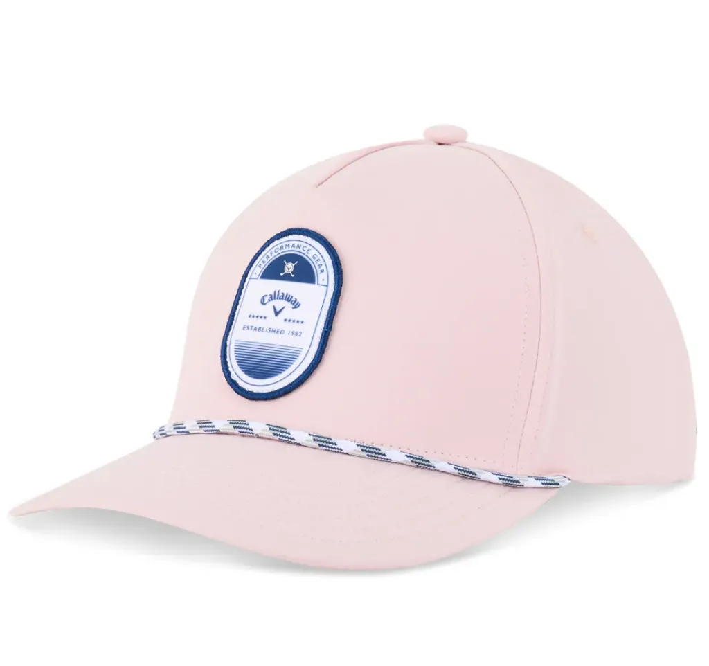 [4001588G-09] Callaway Mens Golf Cap | Birdie Brigade Rope | Pink