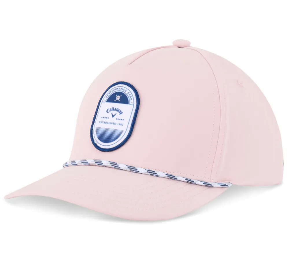 [4001588G-09] Callaway Mens Golf Cap | Birdie Brigade Rope | Pink
