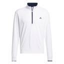 Adidas Mens Jersey | Lightweight 1-4 Zip | White