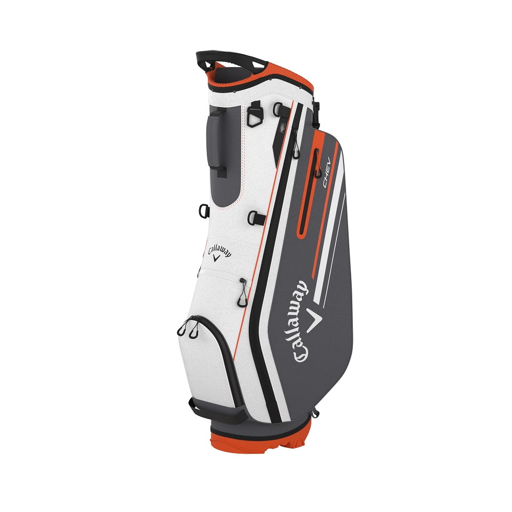 [5124123] Callaway Golf Bag | Chev Stand | White-Char-Orange