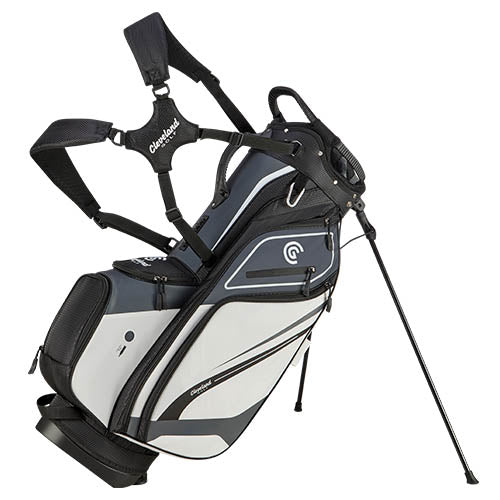 [CSSB003] Cleveland Golf Bag | Saturday Stand | Charcoal-White-Black