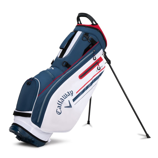 [5123030] Callaway Golf Bag | Chev Stand | White-Red-Blue