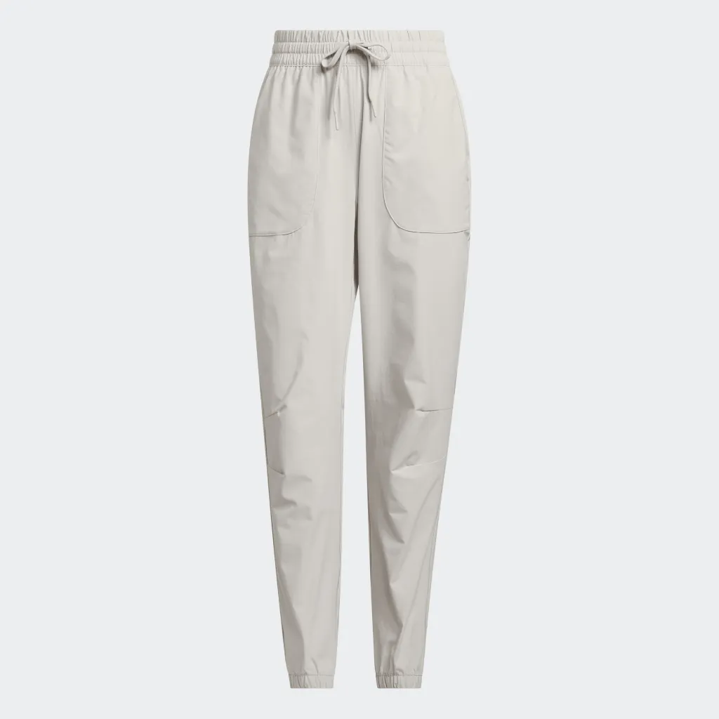 [JX6697S] Adidas Womens Golf Pants | Ultimate365 Twistweave Jogger | Beige (S)