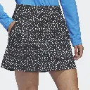 Adidas Womens Golf Skort | Ultimate365 Printed Knit | Black-Blue-White