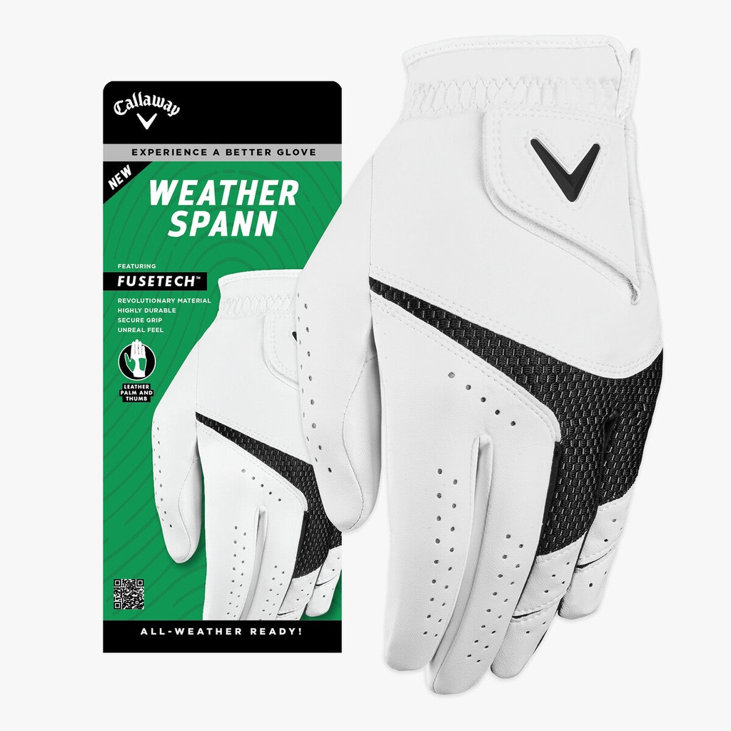 [140000901] Callaway Womens Golf Glove | Weather Spann (LH S)