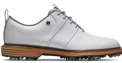 [54584M85] Footjoy Mens Golf Shoes | Limited Edition | Premiere Series | Packard | Todd Snyder | White Mist (UK7.5)