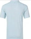 Footjoy Mens Golf Shirt | EU Modernist Geo Pique | White-Blue