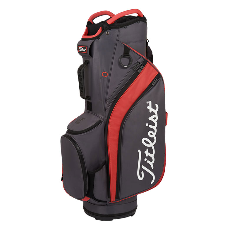 [TB22CT6-260] Titleist Golf Bag | Cart 14 | Graphite-Red-Black