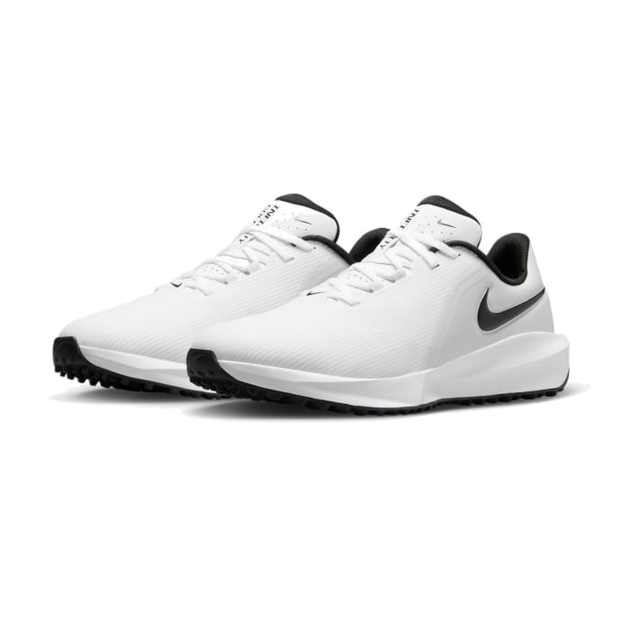 [FN0555-1] Nike Mens Golf Shoes | Infinity G 24 (White/Black, UK7.5)