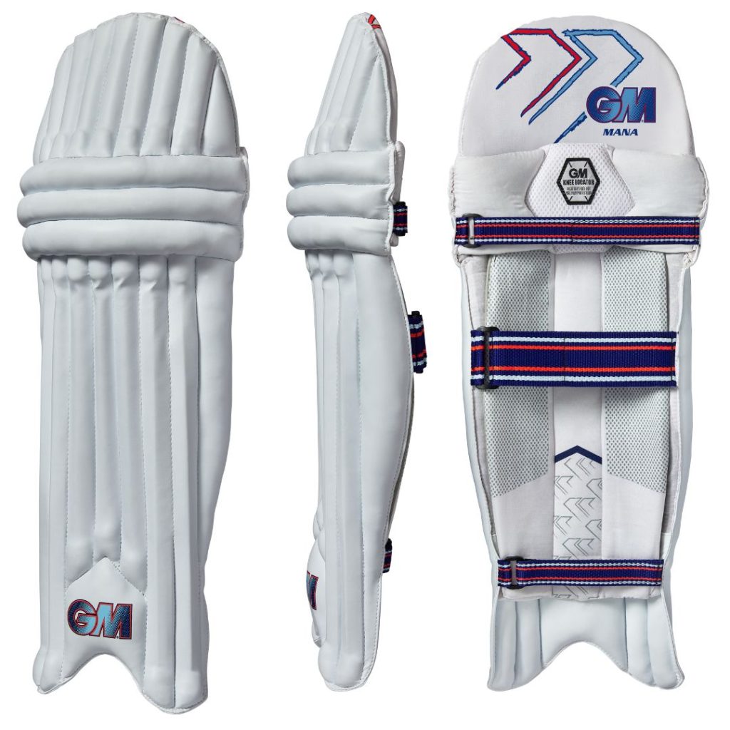 GM Junior Cricket Pads | Mana Ambidextrous Batting