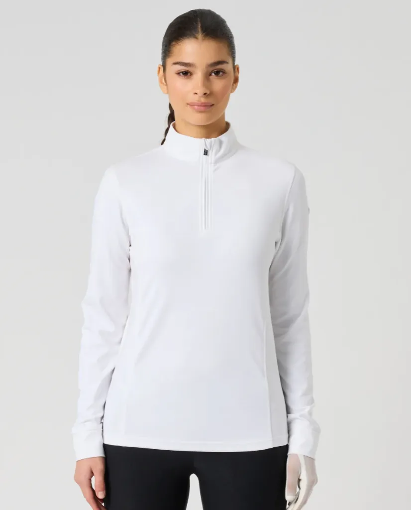 Daily Sport Womens Golf Shirt | Anna LS | White