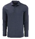 Cutter and Buck Mens Golf Long Sleeve Shirt | Coastline Eco | Navy-Blue