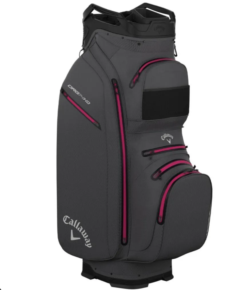 [7000424G-278] Callaway Golf Bags | ORG 14 Cart | Hyperdry | Charcoal-Pink