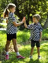 Custom Apparel Junior Golf Shirt | Funky | Chechmate