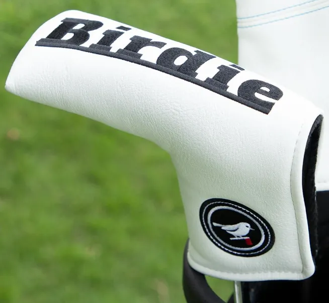[BBBPW] Birdie Bros Head Covers | Blade Putter | White-Black