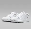 Nike Mens Golf Shoes |  Air Jordan | White-Metalic