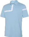 Galvin Green Mens Golf Shirt | Morley | Crystal Blue-White