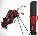 PGM Junior Set with Stand Bag | Right Hand | Red/Black/Pink