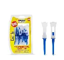 PGM Plastic Crown Fixed Tee | 83mm | Blue-White