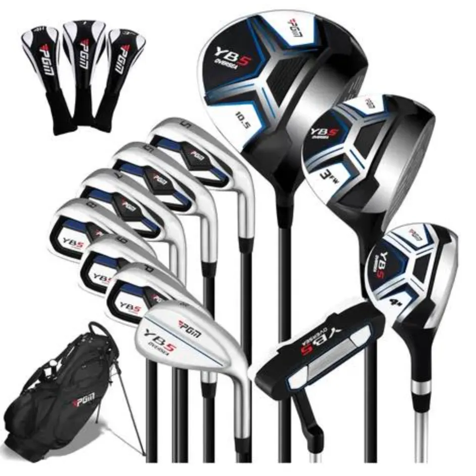 PGM Golf Clubs With Sunday Bag | 6 - SW with Putter | 11 Club Steele Shaft