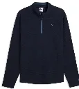 Puma Mens Golf Pullover | Boulder 2.0 1/4 Zip | Deep Navy