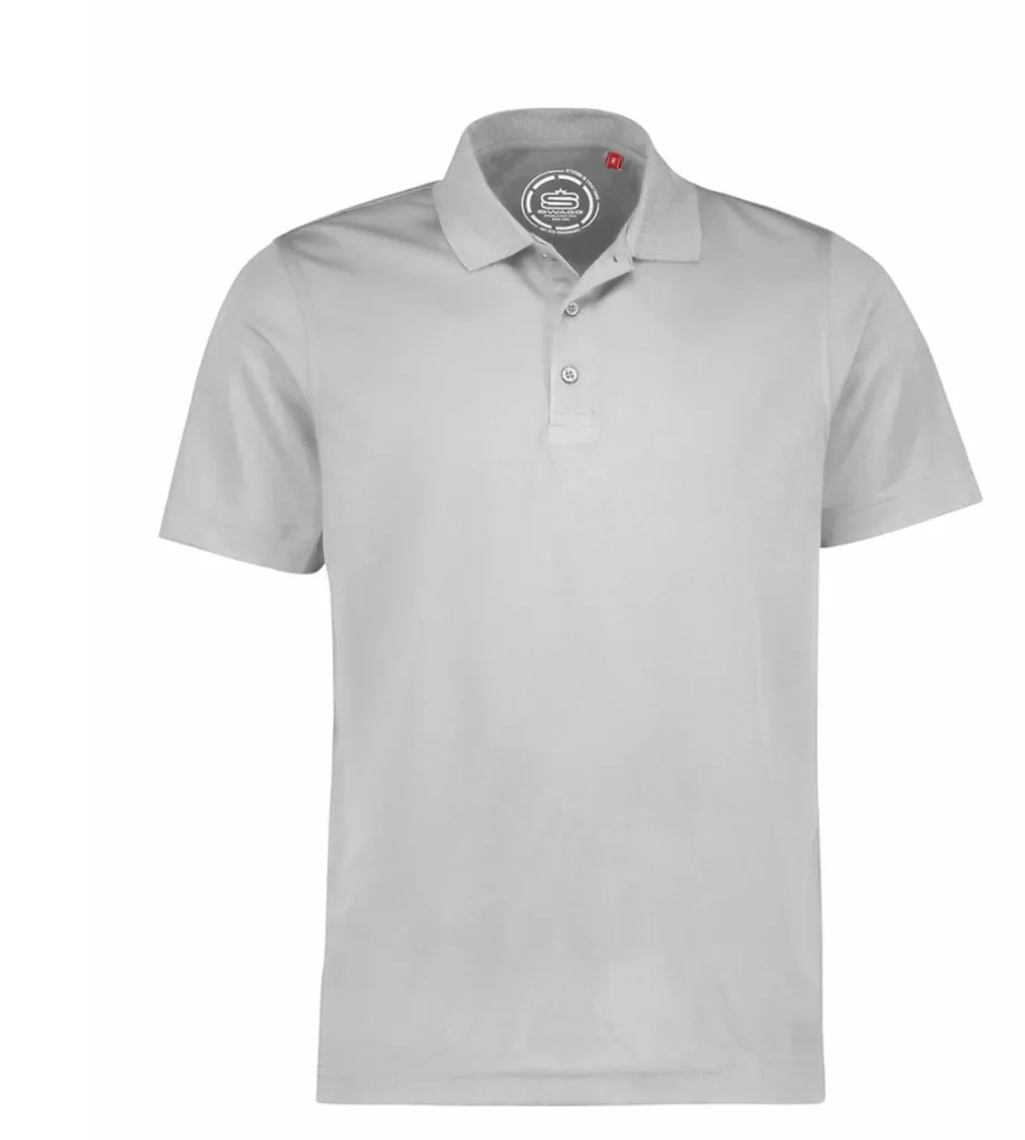 Swagg Mens Basic Performance Golfer Polo Shirt | Platinum