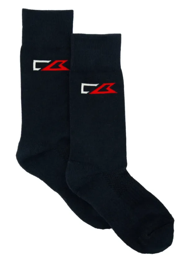 [4000242] Cutter and Buck Golf Socks | Terry Black
