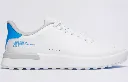 G Fore Mens Golf Shoe | G112 | Embossed | Skull and Tees | Snow-Blue
