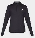 Adidas Junior Golf Pullovers | Quarter Zip | Black