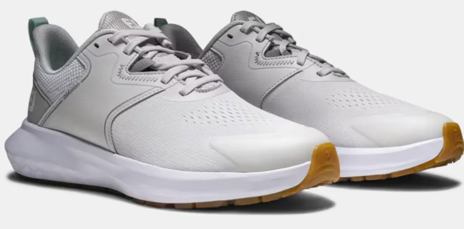 [98273M6] FootJoy Womens Golf Shoes | QMotion | Grey-Beach Glass (UK4)