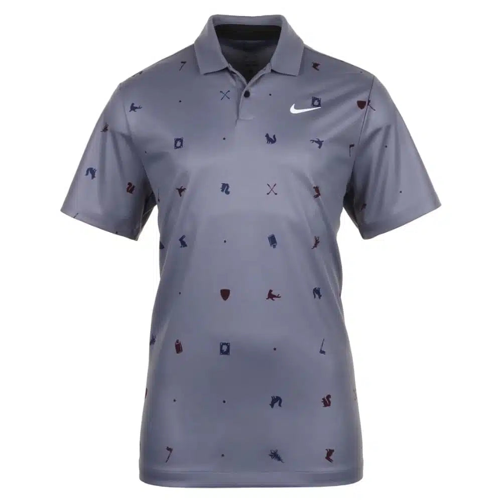 [FQ0426003S] Nike Mens Golf Shirt | Tour Icon | Carbon (S)