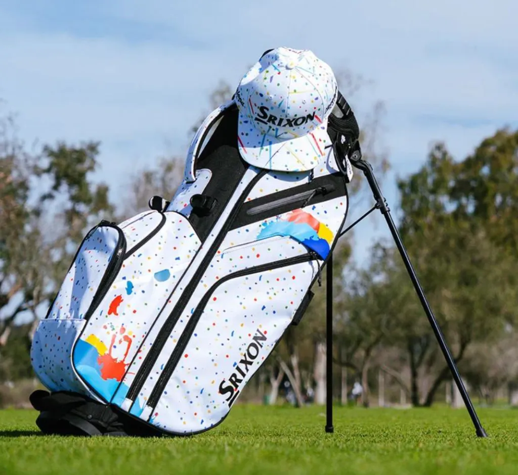 [12135772] Srixon Golf Bag | Limited Edition | Tour Stand | Ink | White