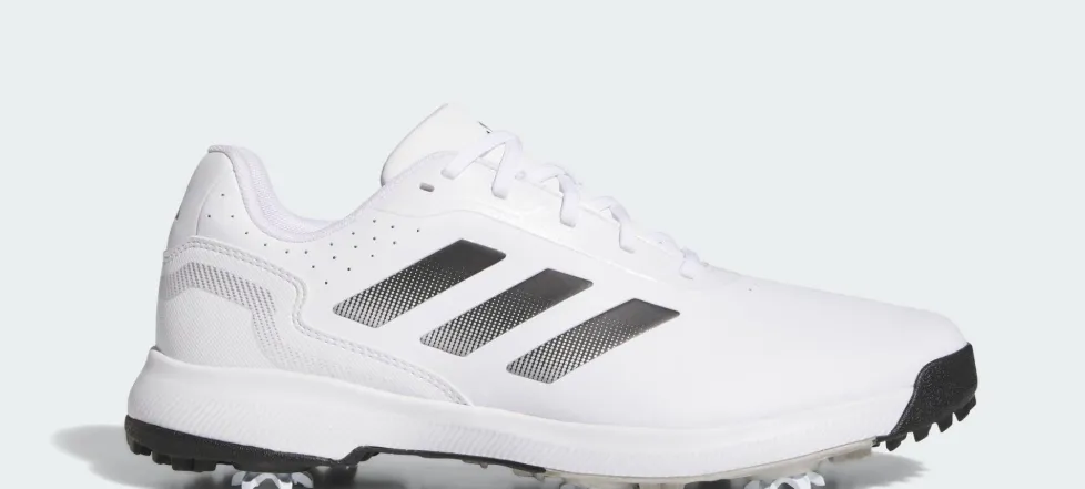 [IH225065] Adidas Mens Golf Shoes | Traxion Response | White-Black-Silver (UK6.5)